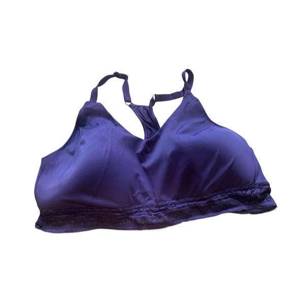 Bali‎ wireless Razorback bra size large purple - Picture 1 of 5